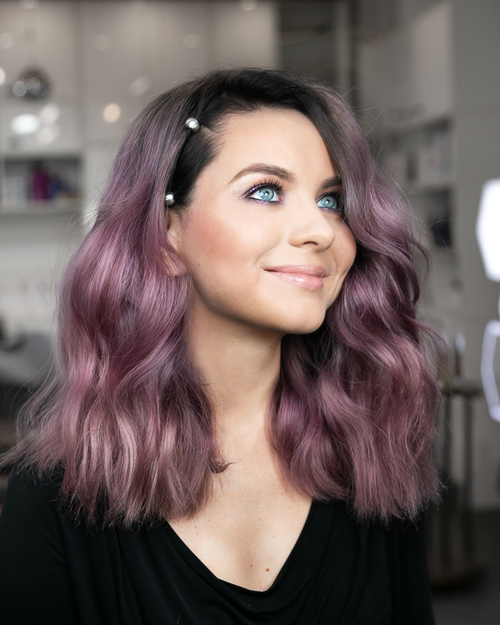 Фиолетовая краска для волос
